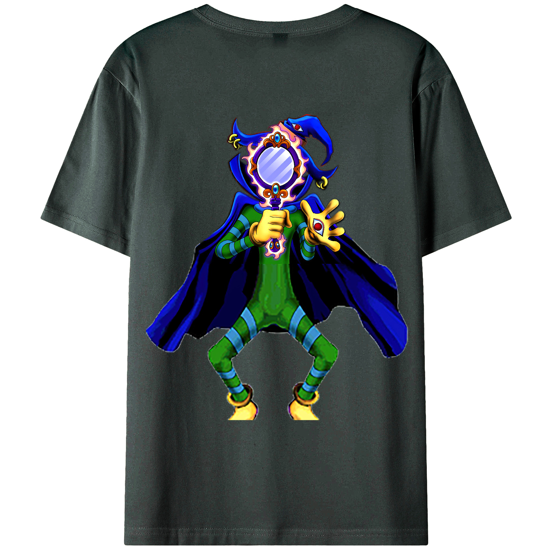 （画像用） 遊☆戯☆王 Yu-Gi-Oh! 綿100％ メンズ半袖Tシャツ（バックプリント） 通気性